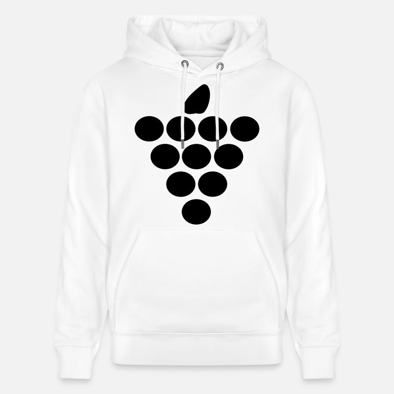 Route des vins - Sweat à capuche bio CRUISER Stanley/Stella Unisexe - blanc