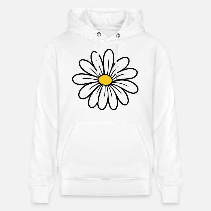 Gänseblümchen - Stanley/Stella Unisex Bio-Hoodie CRUISER  - Weiß