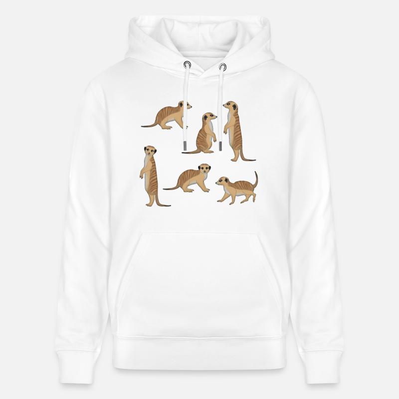 Sélection de Suricate - Sweat à capuche bio CRUISER Stanley/Stella Unisexe - blanc