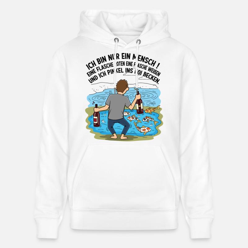 5821 - Sweat à capuche bio CRUISER Stanley/Stella Unisexe - blanc