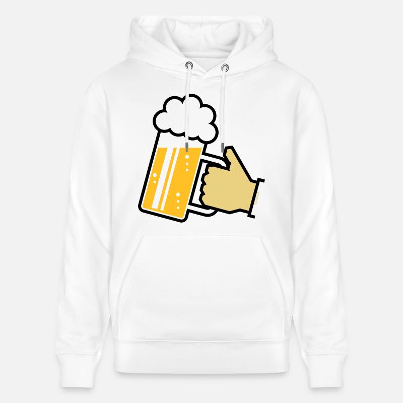 XGruß de Bavière (L3) - Sweat à capuche bio CRUISER Stanley/Stella Unisexe - blanc