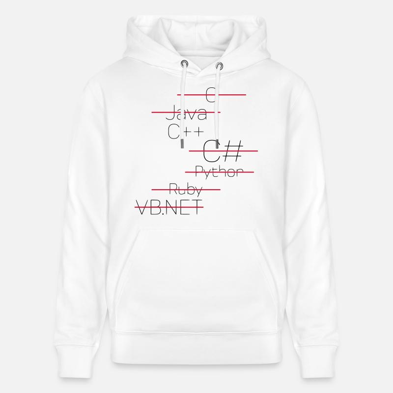 C++ - SIMPLE - Sweat à capuche bio CRUISER Stanley/Stella Unisexe - blanc