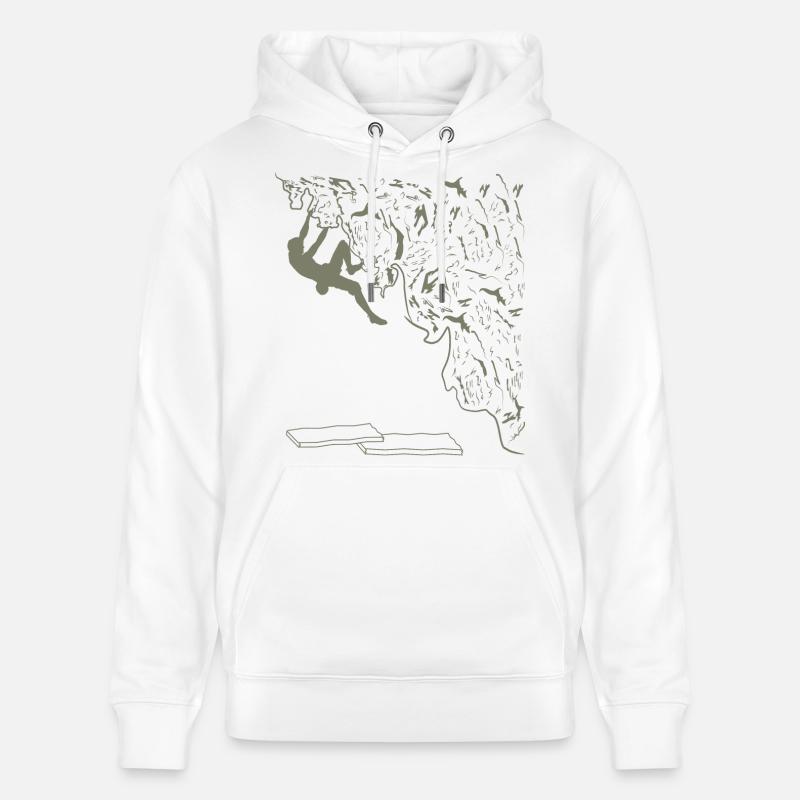 montée - Sweat à capuche bio CRUISER Stanley/Stella Unisexe - blanc