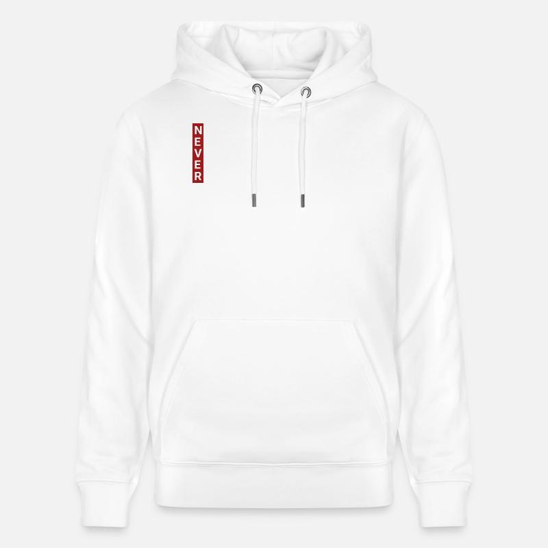 Null Bock,Never ,kein Bock Motivation - Stanley/Stella Unisex Bio-Hoodie CRUISER  - Weiß