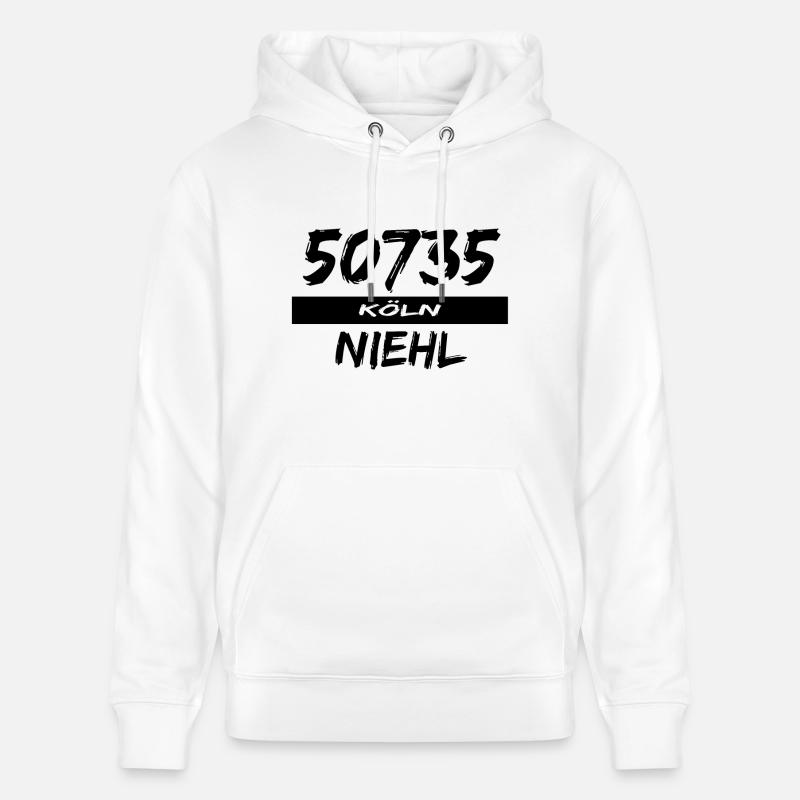 50735 Cologne Niehl - Sweat à capuche bio CRUISER Stanley/Stella Unisexe - blanc