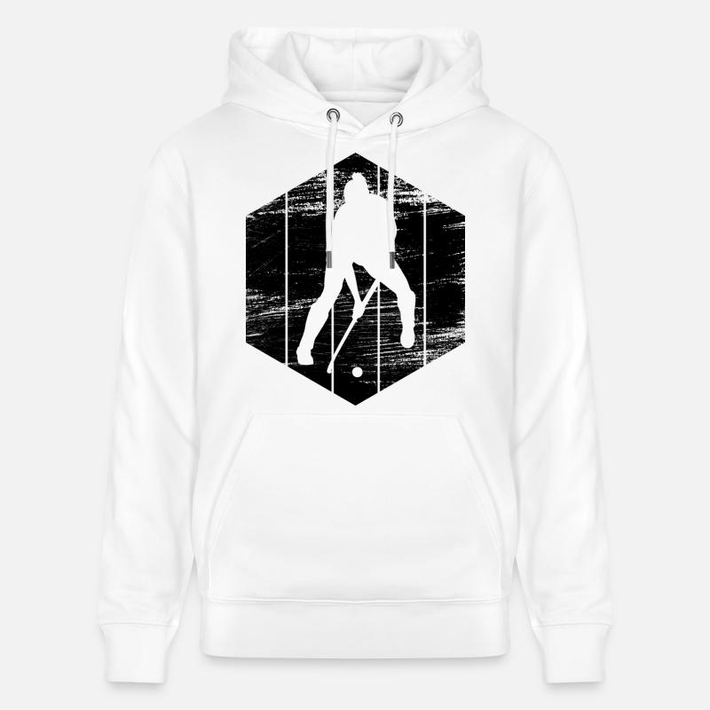 Joueurs de hockey sur gazon - Sweat à capuche bio CRUISER Stanley/Stella Unisexe - blanc