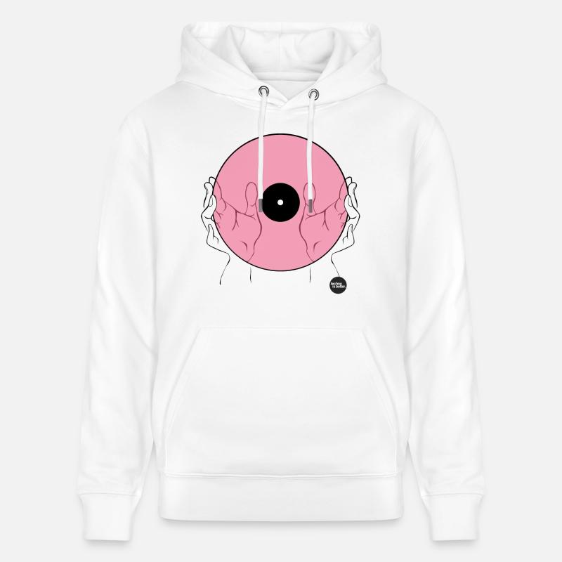lets play techno - Stanley/Stella Unisex Bio-Hoodie CRUISER  - Weiß
