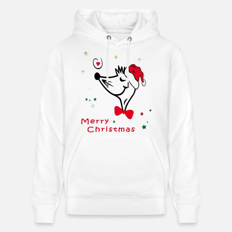 Noël, joyeux Noël - Sweat à capuche bio CRUISER Stanley/Stella Unisexe - blanc