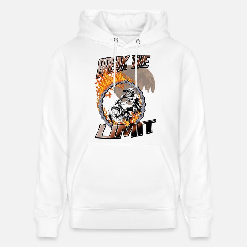 BMX Break the Limit Fire - Sweat à capuche bio CRUISER Stanley/Stella Unisexe - blanc