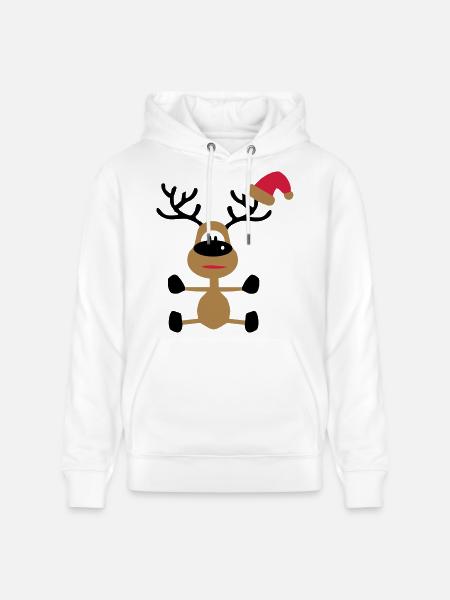 Christmas - Stanley/Stella CRUISER Unisex Organic Hoodie - white