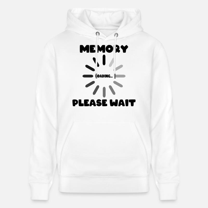 Memory Loading... Please Waite - Stanley/Stella Unisex Bio-Hoodie CRUISER  - Weiß