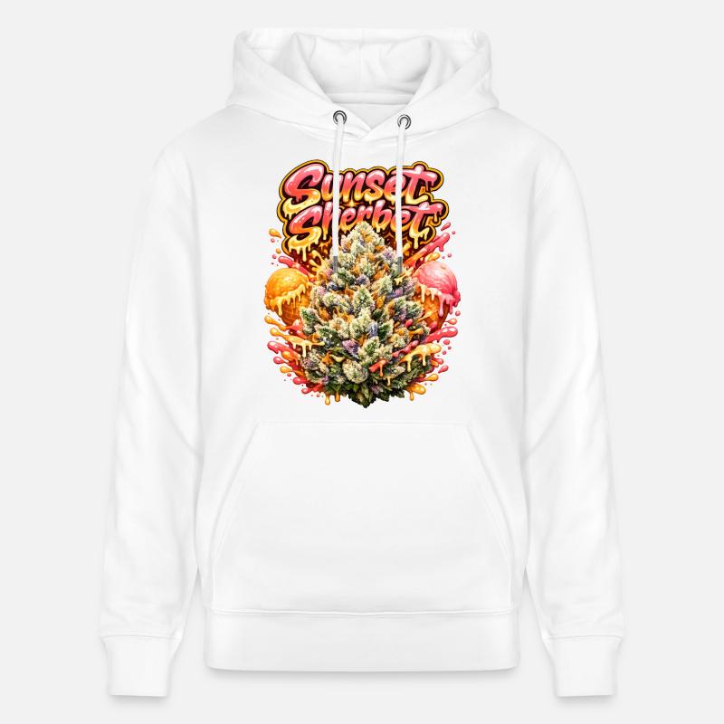 Graffiti Stylit Sunset - Sweat à capuche bio CRUISER Stanley/Stella Unisexe - blanc