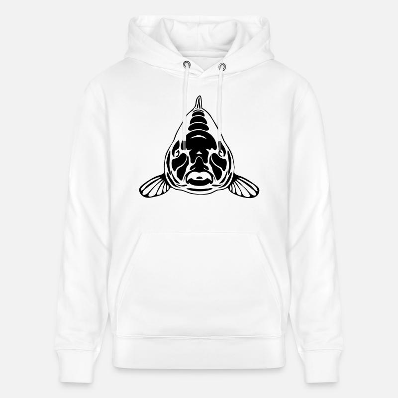 CARP - Sweat à capuche bio CRUISER Stanley/Stella Unisexe - blanc