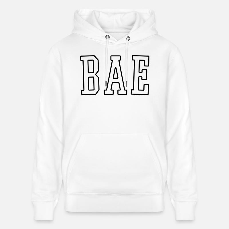 BAE - Sweat à capuche bio CRUISER Stanley/Stella Unisexe - blanc