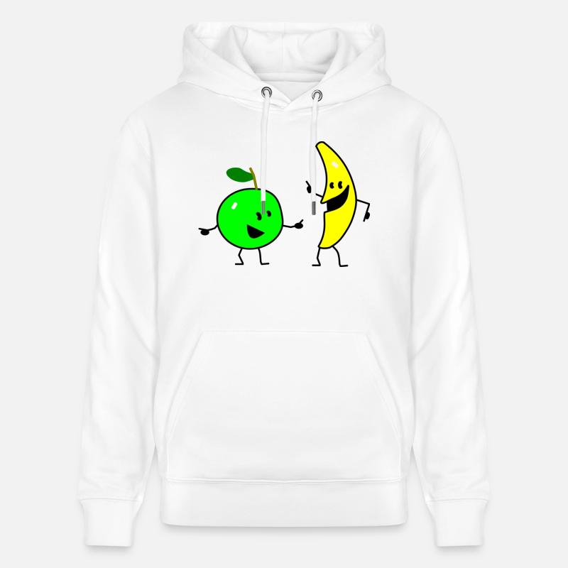 fruit salad three - Sweat à capuche bio CRUISER Stanley/Stella Unisexe - blanc