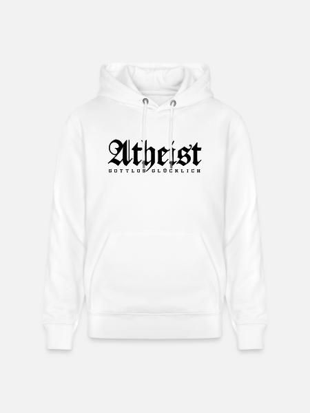 Atheist - Stanley/Stella Unisex Bio-Hoodie CRUISER  - Weiß