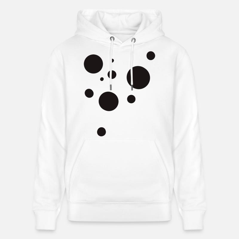 Dots - Sweat à capuche bio CRUISER Stanley/Stella Unisexe - blanc