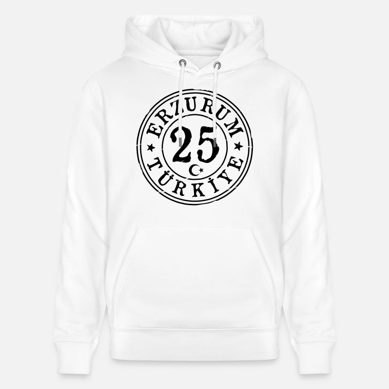 Erzurum 25 Millésime - Sweat à capuche bio CRUISER Stanley/Stella Unisexe - blanc
