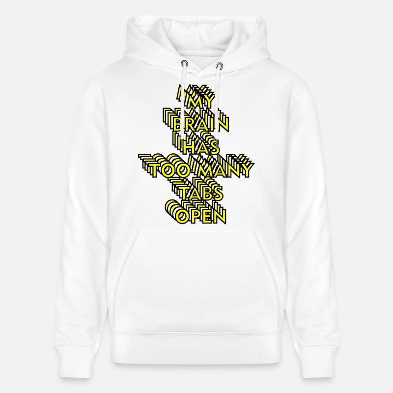 TABS TROP - Sweat à capuche bio CRUISER Stanley/Stella Unisexe - blanc