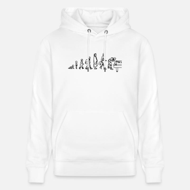 Billard Evolution - Stanley/Stella Unisex Bio-Hoodie CRUISER  - Weiß