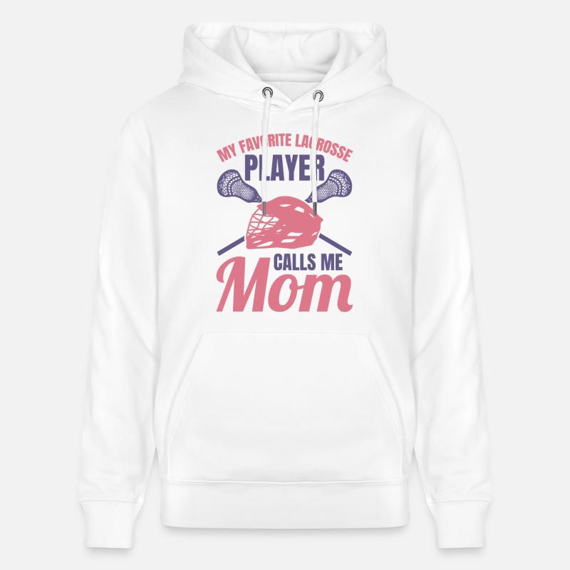 Mère joueuse de crosse - Sweat à capuche bio CRUISER Stanley/Stella Unisexe - blanc