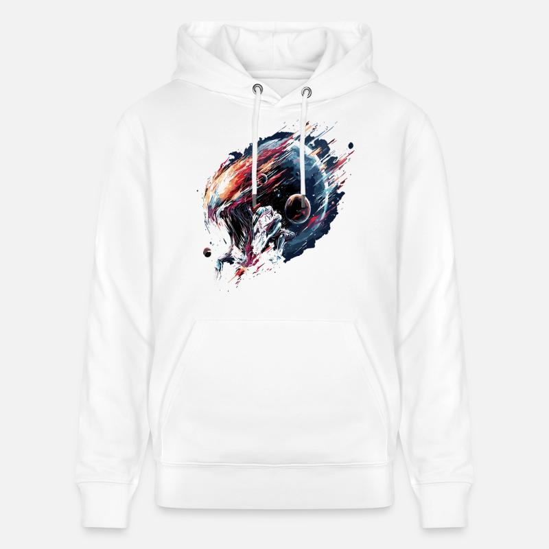 Alien Creature Planète Science-fiction - Sweat à capuche bio CRUISER Stanley/Stella Unisexe - blanc