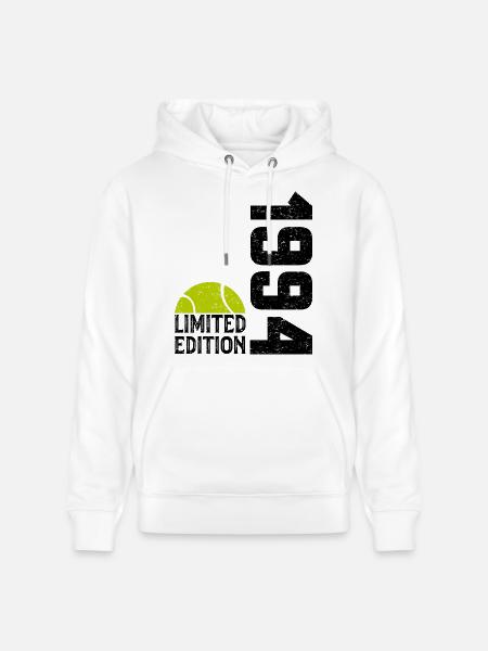 30th Anniversary 1994 Limited Edition Tennis - Stanley/Stella CRUISER Unisex Organic Hoodie - white