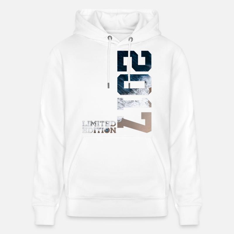 9E ANNIVERSAIRE ÉDITION LIMITÉE 2017 - Sweat à capuche bio CRUISER Stanley/Stella Unisexe - blanc