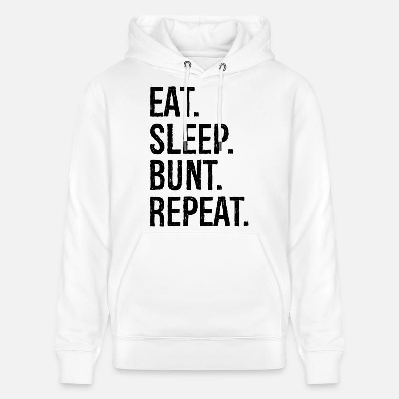 manger dormir bunt répéter - Sweat à capuche bio CRUISER Stanley/Stella Unisexe - blanc