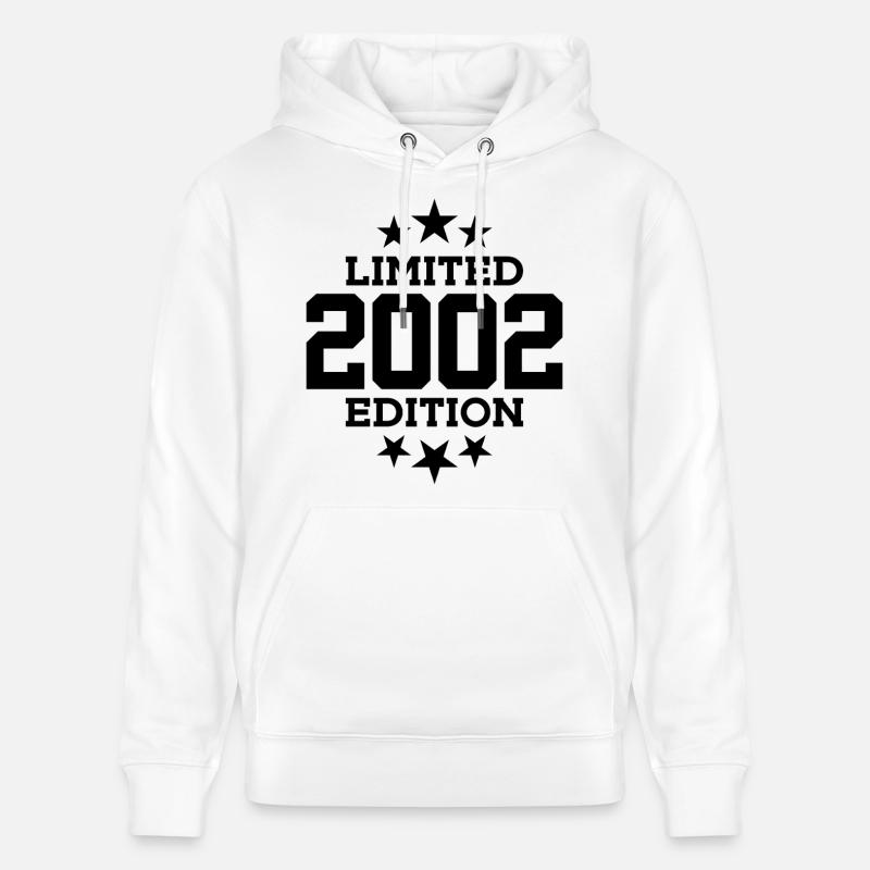 ÉDITION LIMITÉE 2002 24E ANNIVERSAIRE - Sweat à capuche bio CRUISER Stanley/Stella Unisexe - blanc