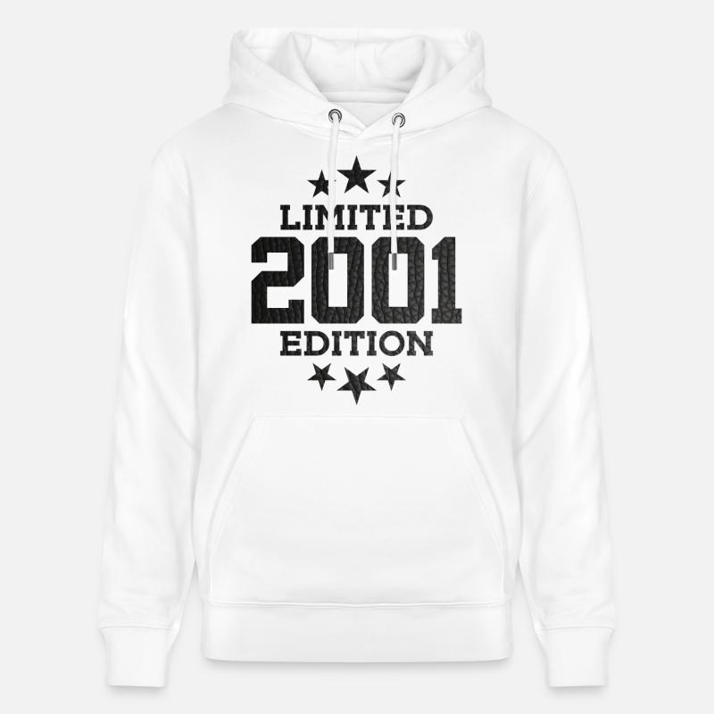 ÉDITION LIMITÉE 2001 25E ANNIVERSAIRE - Sweat à capuche bio CRUISER Stanley/Stella Unisexe - blanc