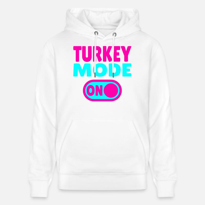 Mode dinde activé - Sweat à capuche bio CRUISER Stanley/Stella Unisexe - blanc