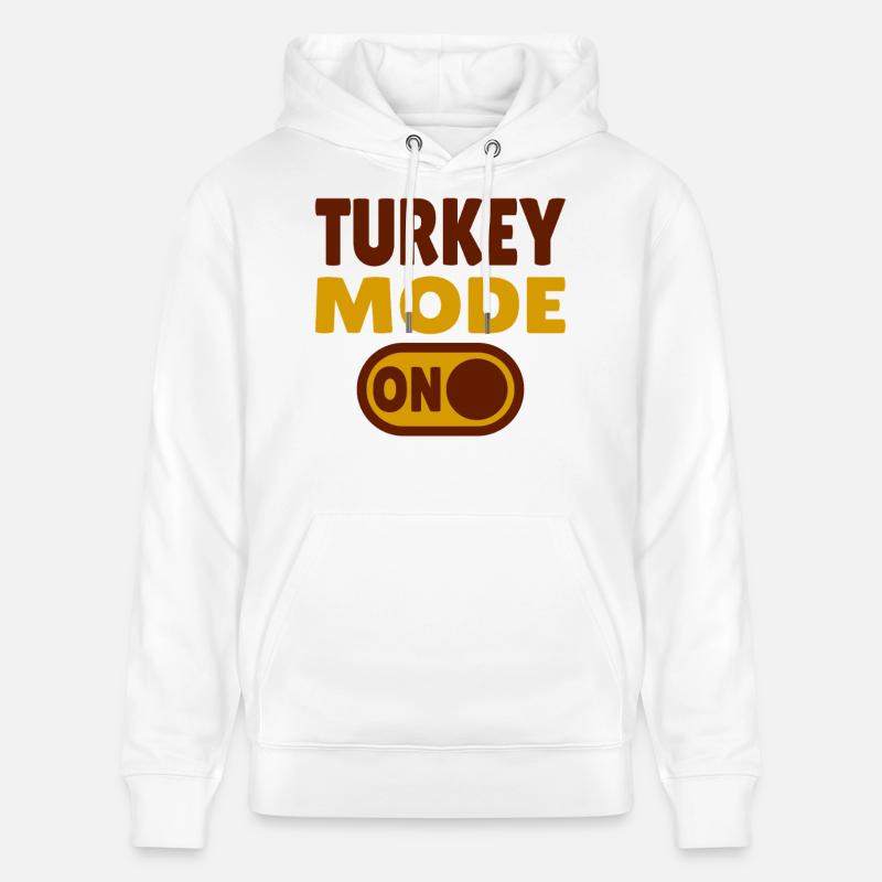 Mode dinde activé - Sweat à capuche bio CRUISER Stanley/Stella Unisexe - blanc