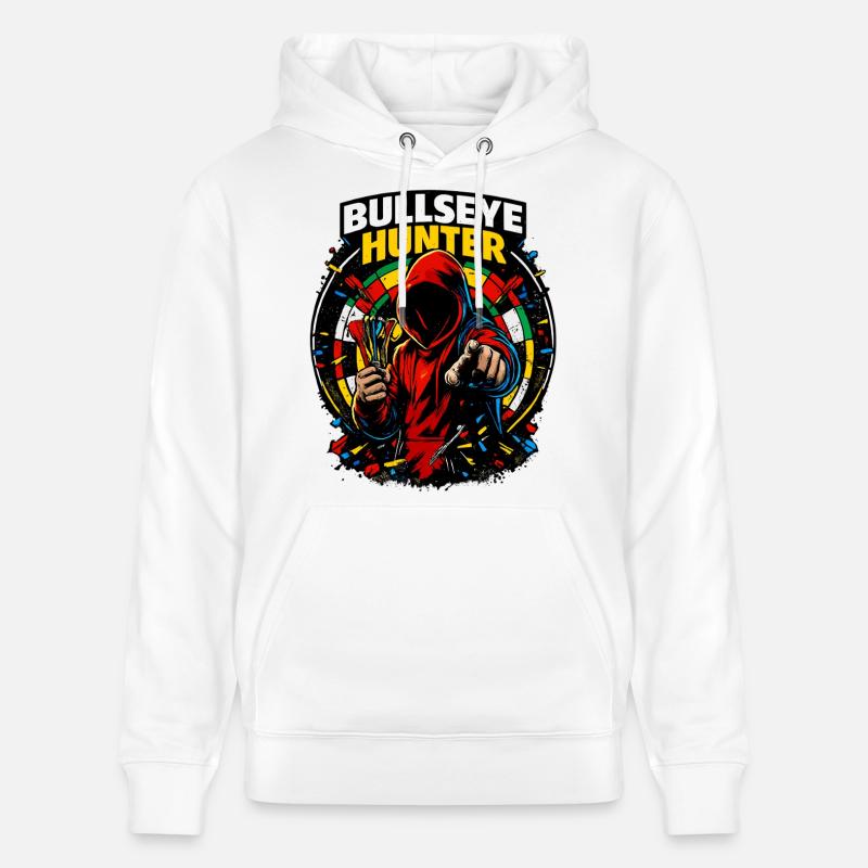 Chasseur de cible à fléchettes - Sweat à capuche bio CRUISER Stanley/Stella Unisexe - blanc