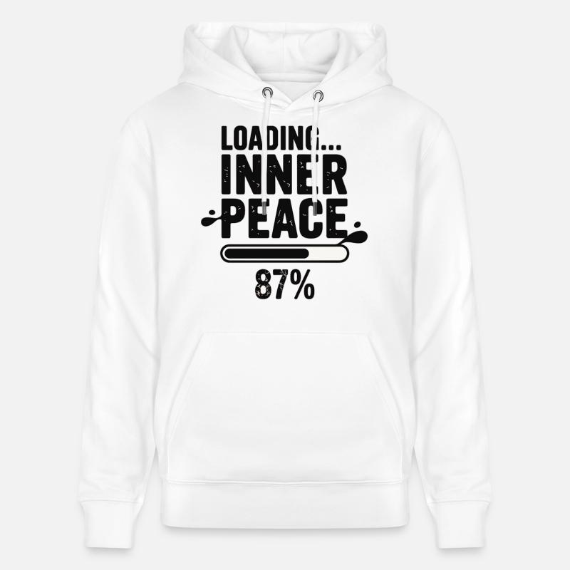 Loading Inner Peace 87 Prozent - Stanley/Stella Unisex Bio-Hoodie CRUISER  - Weiß