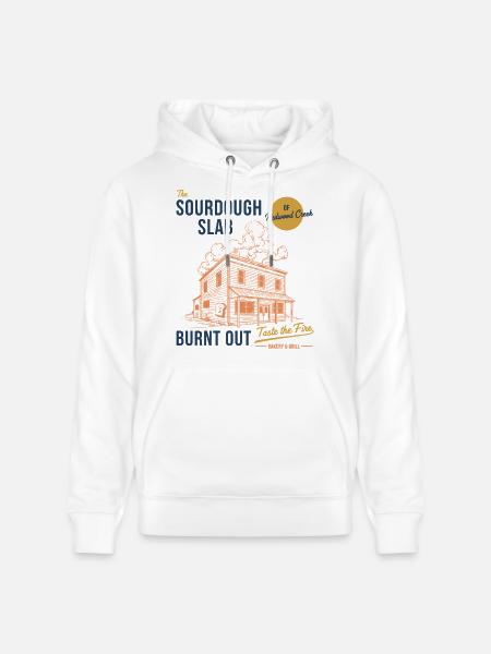 Sauerteigbrot-Backer Die Sauerteigplatte - Stanley/Stella Unisex Bio-Hoodie CRUISER - Weiß