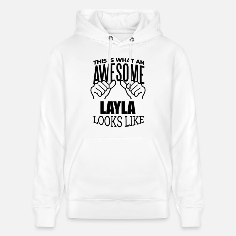 Layla - Sweat à capuche bio CRUISER Stanley/Stella Unisexe - blanc