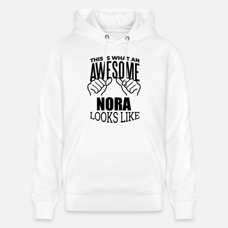 Nora - Sweat à capuche bio CRUISER Stanley/Stella Unisexe - blanc