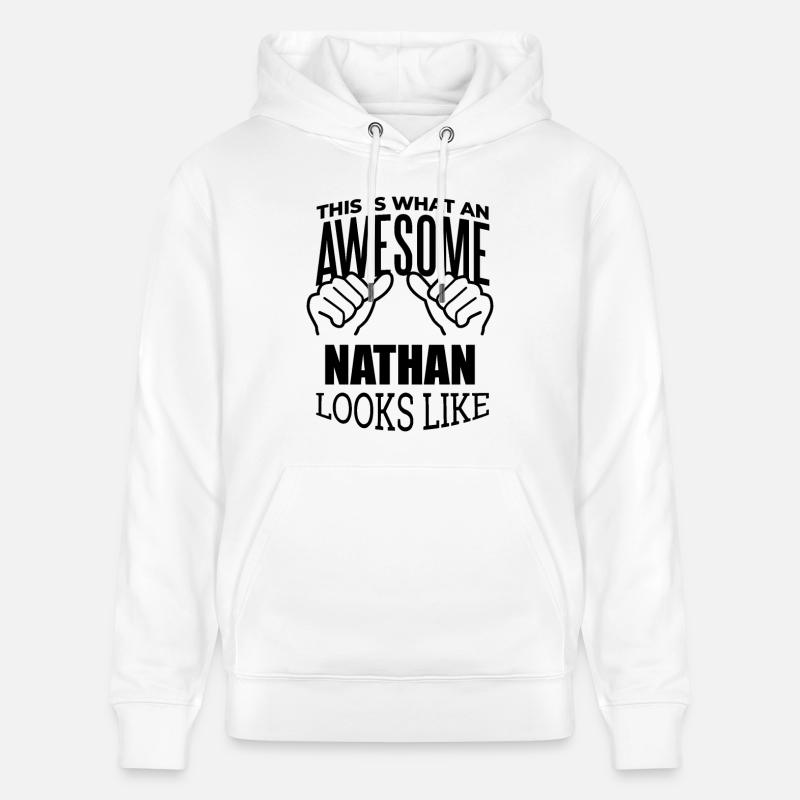 Nathan - Sweat à capuche bio CRUISER Stanley/Stella Unisexe - blanc