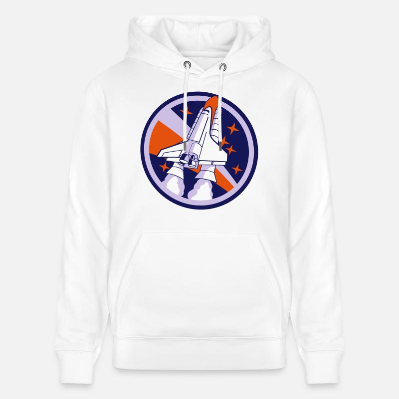 lancement de la navette spatiale - Sweat à capuche bio CRUISER Stanley/Stella Unisexe - blanc