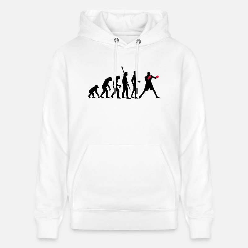 evolution_boxen_b_2c - Stanley/Stella Unisex Bio-Hoodie CRUISER  - Weiß
