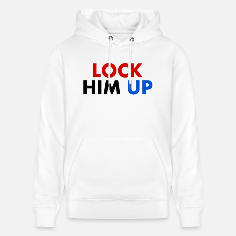 Lock him up - Stanley/Stella Unisex Bio-Hoodie CRUISER  - Weiß