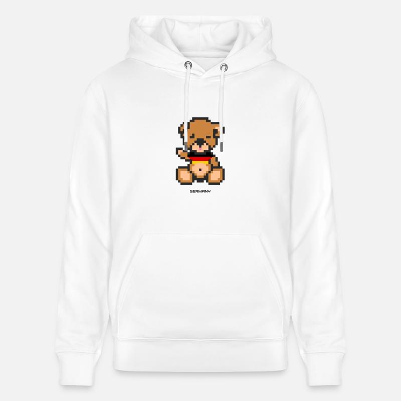 Pixel Bear Germany - Sweat à capuche bio CRUISER Stanley/Stella Unisexe - blanc
