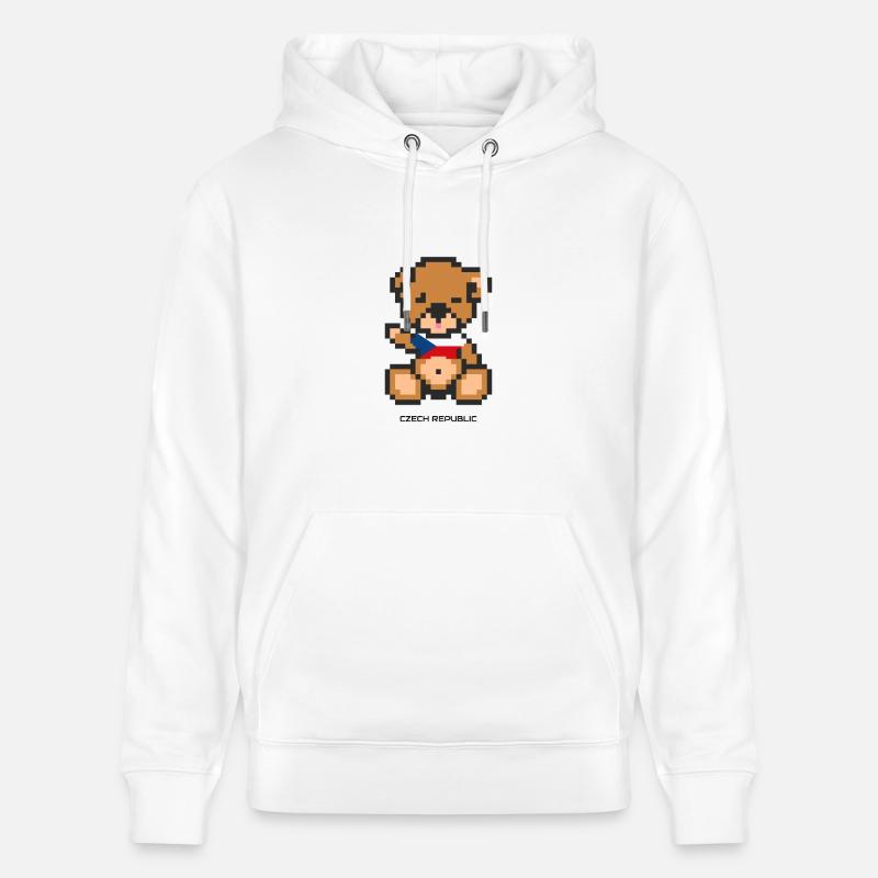 Pixel Bear Czech Republic - Sweat à capuche bio CRUISER Stanley/Stella Unisexe - blanc
