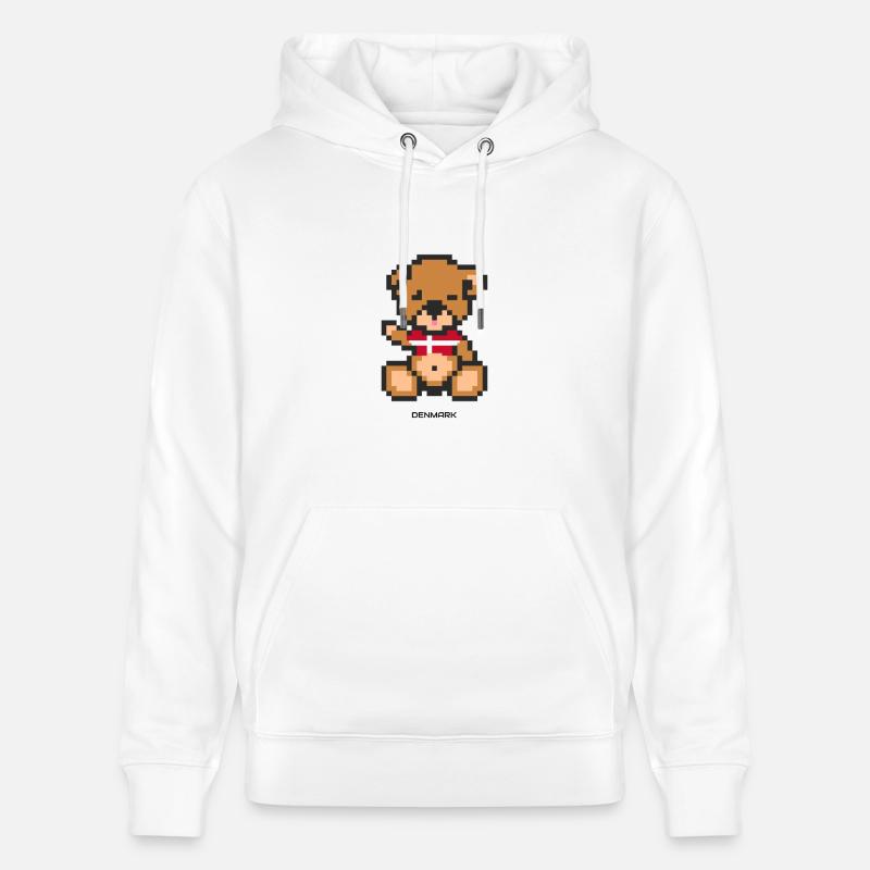 Pixel Bear Denmark - Sweat à capuche bio CRUISER Stanley/Stella Unisexe - blanc