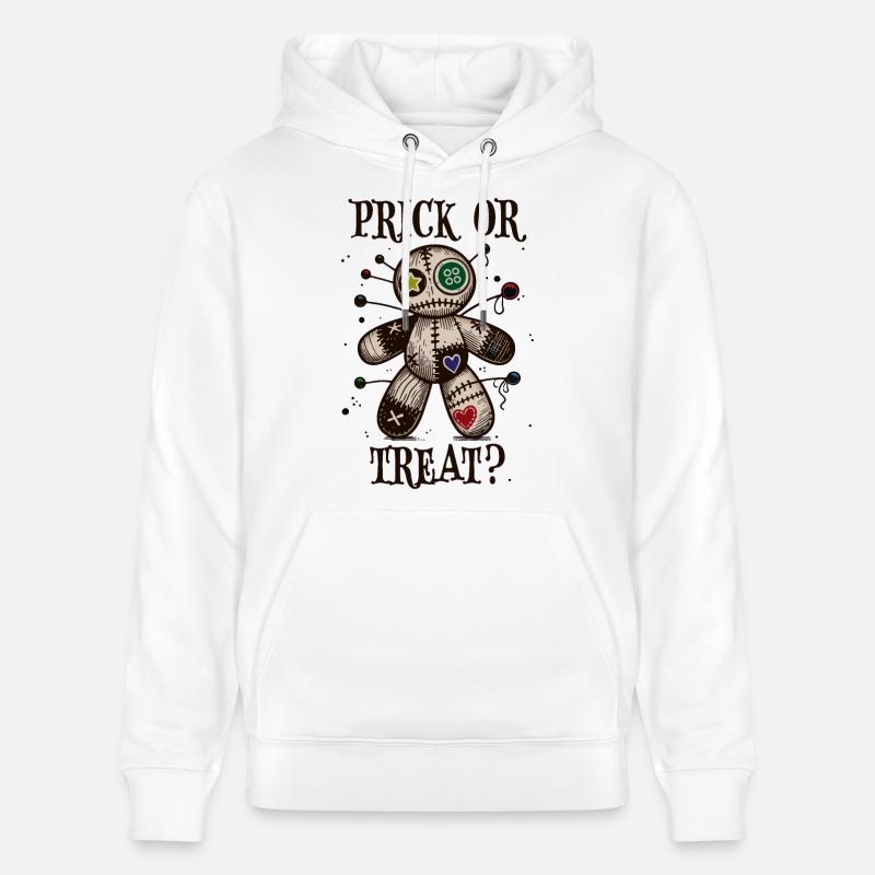 Pricken oder Leckerli - Stanley/Stella Unisex Bio-Hoodie CRUISER  - Weiß