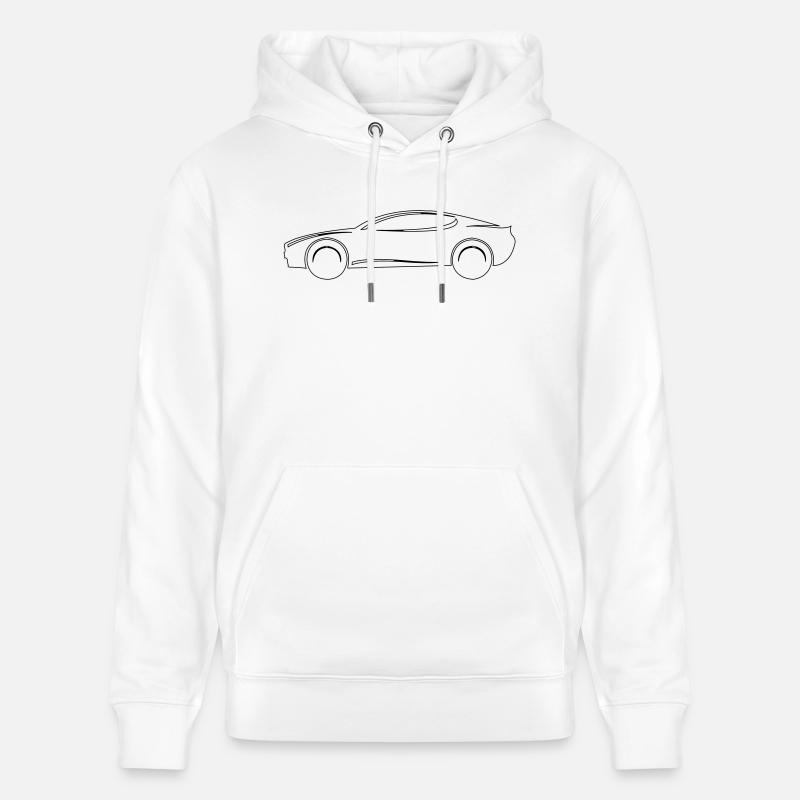 Voiture - Sweat à capuche bio CRUISER Stanley/Stella Unisexe - blanc