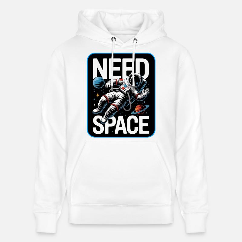 Besoin d’une illustration d’astronaute spatial - Sweat à capuche bio CRUISER Stanley/Stella Unisexe - blanc