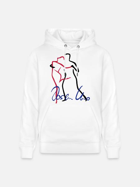 Tango-1 - Stanley/Stella Unisex Bio-Hoodie CRUISER - Weiß
