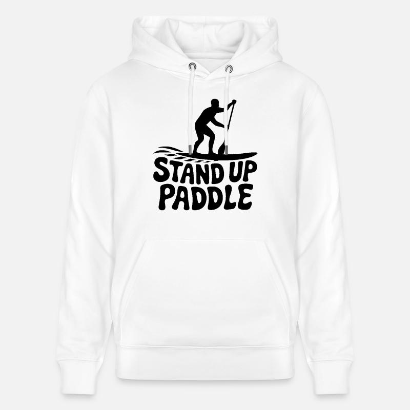 SUP Stand Up Paddle - Sweat à capuche bio CRUISER Stanley/Stella Unisexe - blanc